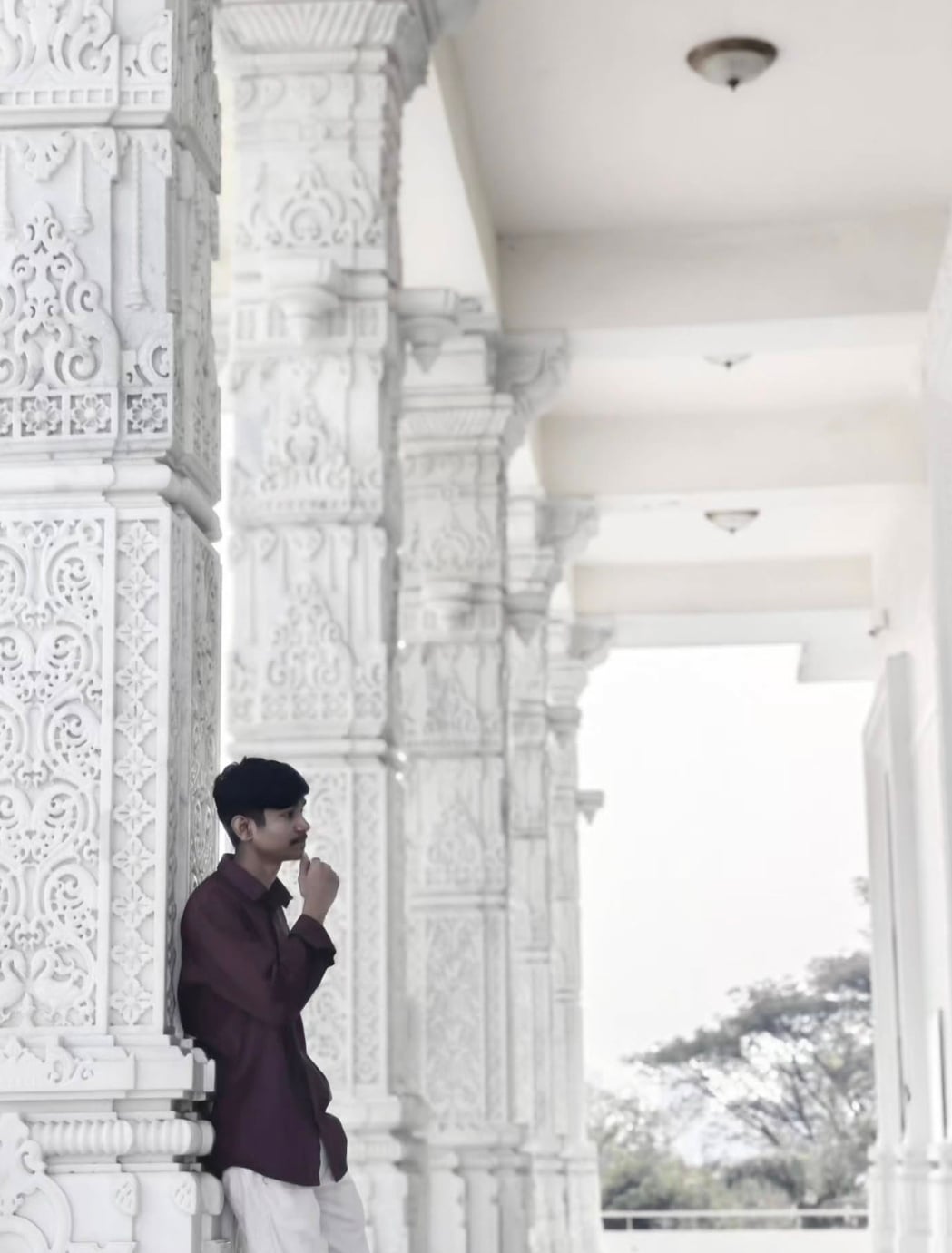 Temple corridor